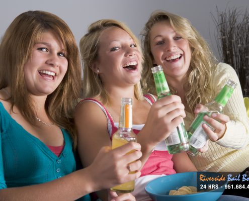 Teenage Girls Enjoying Drinks